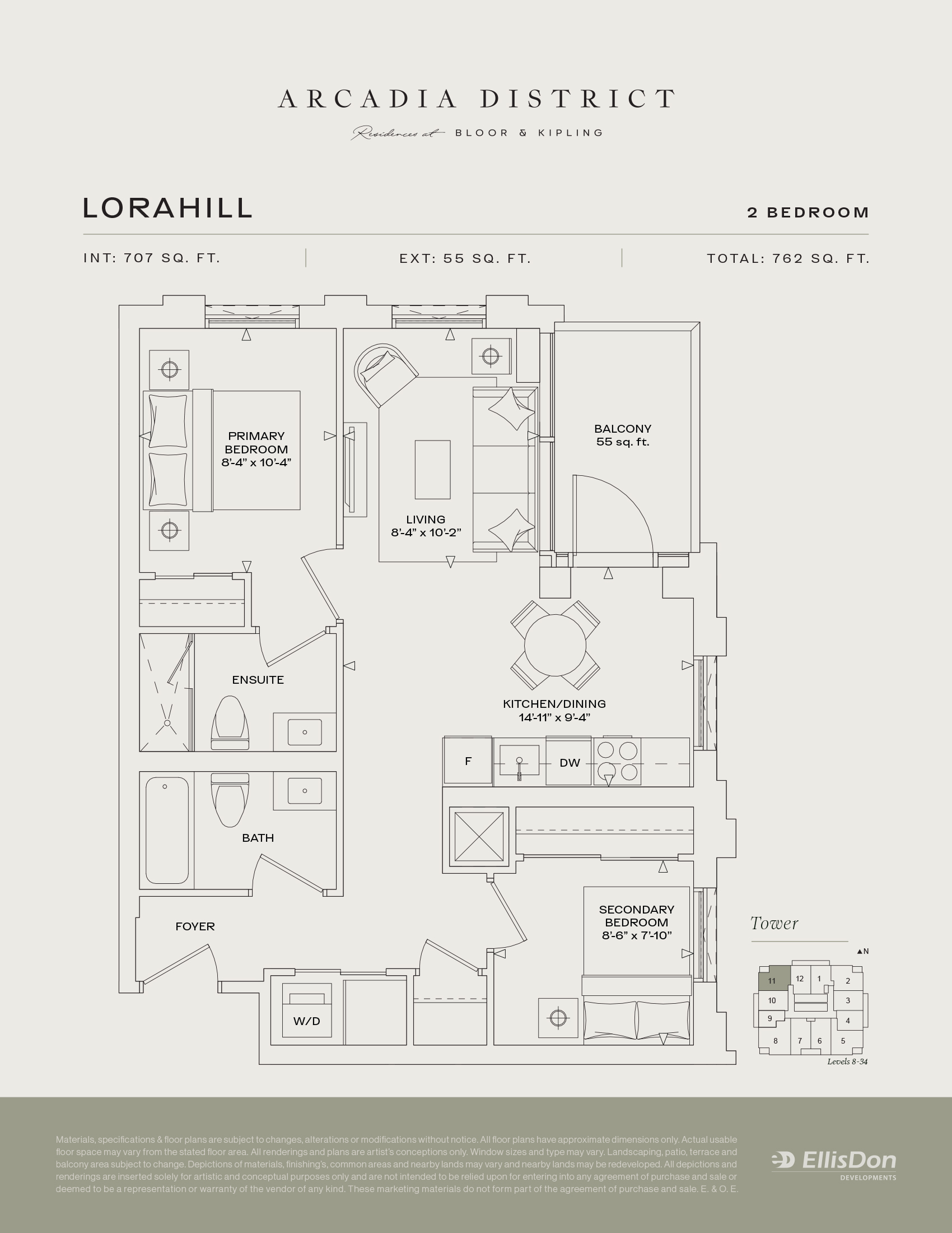 Arcadia District - Suite Lorahill Floorplan